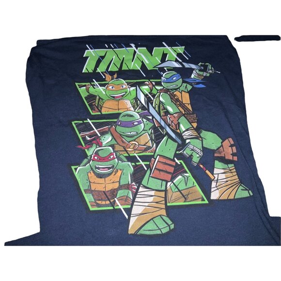 Teenage Mutant Ninja Turtle Long Sleeve Graphic Shirt size M (8) - Picture 2 of 5